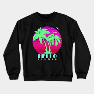 Hello Summer Crewneck Sweatshirt